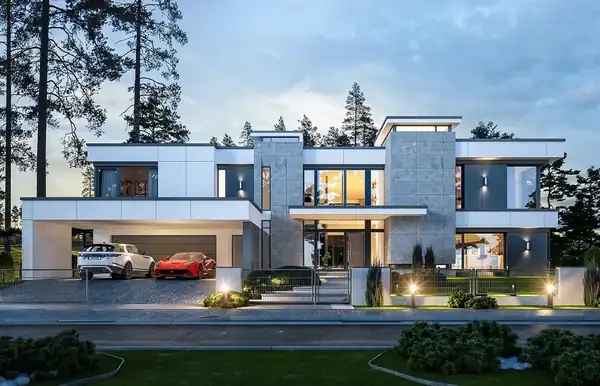 5 Bedroom 631 m2 Detailed Modern House Architectural Floor Plans 26m x 26m – image 3