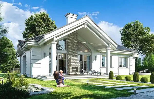 Modern House Architectural Plans: 3 Bedroom – image 2