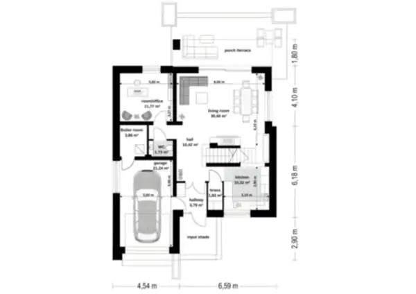 3 Bedroom 138 m2 Detailed Modern House Architectural Floor Plans 11m x 13m – image 4